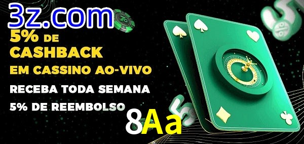 Promoções do cassino ao Vivo 8Aa